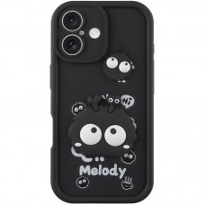 Чохол TPU Toys Case для Apple iPhone 16 (6.1") Black / Melody