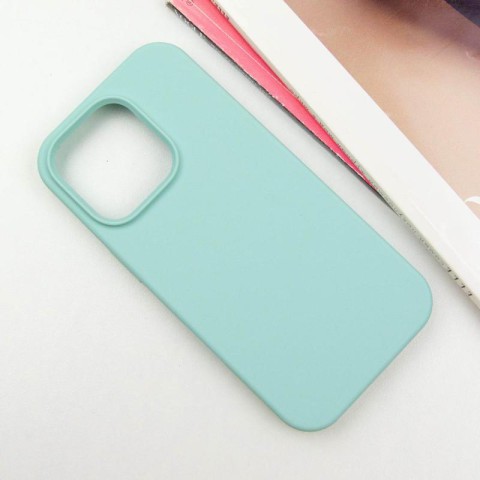 Чохол Silicone Case Full Protective (AA) NO LOGO для Apple iPhone 16 (6.1") Бірюзовий / Beryl