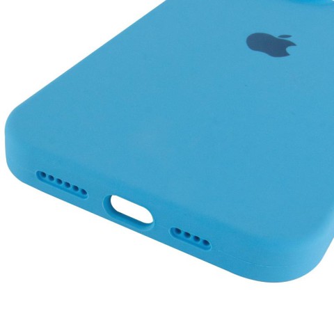 Чохол Silicone Case Full Protective (AA) для Apple iPhone 16 Pro Max (6.9") Блакитний / Blue