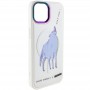 TPU+PC чохол Funny pictures with MagSafe для Apple iPhone 12 Pro Max (6.7") Wolf