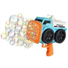 Пістолет з мильними бульбашками SHT KB1295 Truck на 139 отворів + 2xbottle 60ml Blue