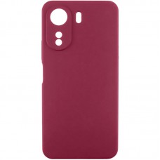 Чохол Silicone Cover Lakshmi Full Camera (AA) для Oppo A60 4G Бордовий / Marsala