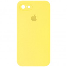 Чохол Silicone Case Square Full Camera Protective (AA) для Apple iPhone 6/6s (4.7") Жовтий / Yellow