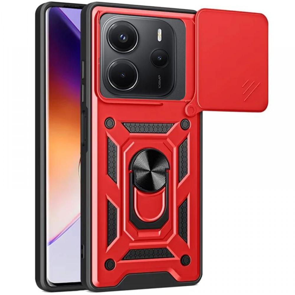 Чохол Ummi Camshield Serge Ring для Xiaomi Redmi Note 14 4G (Int. version) Червоний