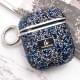 TPU чехол Bling World Rock Diamond для наушников AirPods 1/2