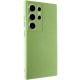 Чохол Silicone Cover Lakshmi Full Camera (A) для Samsung Galaxy S24 Ultra Зелений / Pistachio