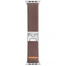 Ремінець Nylon New Design для Apple Watch 38/40/41/42mm Light Brown