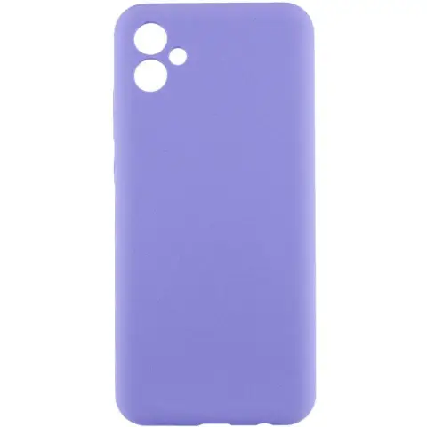 Чохол Silicone Cover Lakshmi Full Camera (AAA) для Samsung Galaxy A04e Бузковий / Dasheen