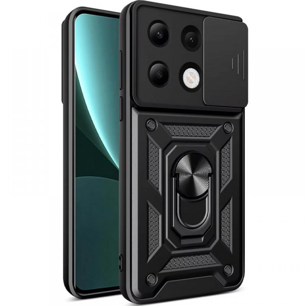 Чохол Ummi Camshield Serge Ring для Xiaomi Redmi Note 13 4G Чорний