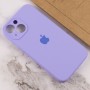 Чохол Silicone Case Full Camera Protective (AA) для Apple iPhone 13 (6.1") Бузковий / Dasheen / PVH