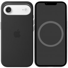 Чохол Silicone case (AAA) with Magsafe and Animation для Apple iPhone 17 Air (6.5") Black