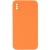 Silicone Case Square Full Camera Protective (AA) NOLOGO для Apple iPhone X / XS (5.8") Помаранчевий / Papaya