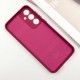 Чохол Silicone Cover Lakshmi Full Camera (A) для Samsung Galaxy A55 Бордовий / Marsala