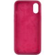 Чохол Silicone Case Full Protective (AA) NO LOGO для Apple iPhone XR (6.1") Бордовий / Plum