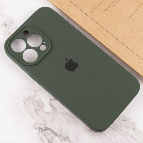 Чохол Silicone Case Full Camera Protective (AA) для Apple iPhone 13 Pro (6.1") Зелений / Cyprus Green