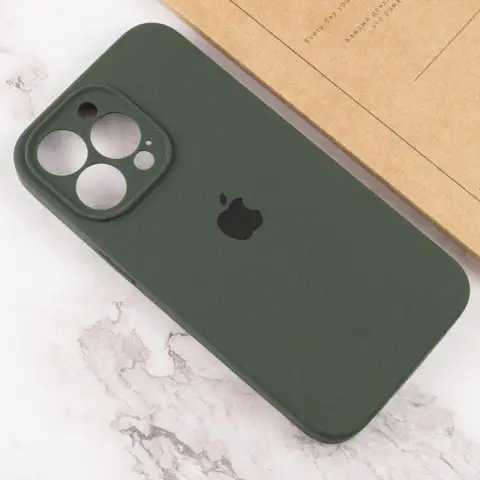 Чохол Silicone Case Full Camera Protective (AA) для Apple iPhone 13 Pro (6.1") Зелений / Cyprus Green