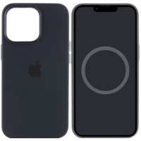 Чохол Silicone case (AAA) with Magsafe and Animation для Apple iPhone 13 Pro Max (6.7") Чорний / Midnight