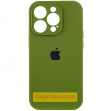 Чохол Silicone Case Full Camera Protective (AA) для Apple iPhone 17 Pro Max (6.9") Зелений / Dark Olive
