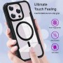 TPU+PC чохол Defense Clear with MagSafe для Apple iPhone 15 Pro (6.1") Чорний