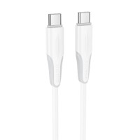 Дата кабель Borofone BX119 New Type-C to Type-C 60W (1m) White