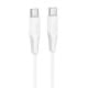 Дата кабель Borofone BX119 New Type-C to Type-C 60W (1m) White