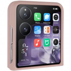 Чохол Foldables Silicone Cover Lakshmi (AAA) для Xiaomi Mix Flip 2 Рожевий / Pink Sand
