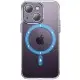 Чохол TPU+PC Colorful with MagSafe для Apple iPhone 13 (6.1") Blue