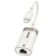 Перехідник Hoco UA41B Crystal Type-C to RJ45 100 Mbs (0.15m) Apricot