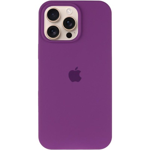 Чохол Silicone Case Full Protective (AA) для Apple iPhone 14 Pro (6.1") Фіолетовий / Grape