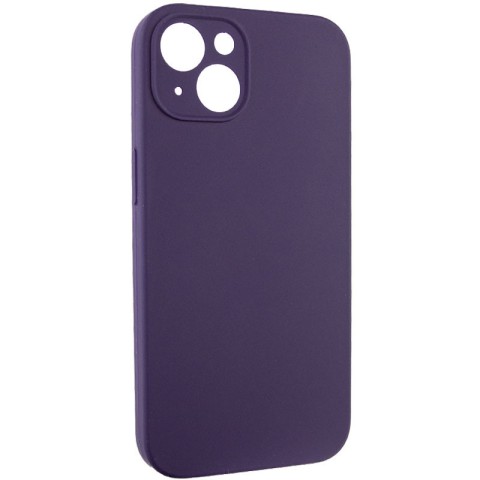 Чохол Silicone Case Full Camera Protective (AA) NO LOGO для Apple iPhone 13 (6.1") Фіолетовий / Elderberry