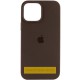 Чохол Silicone Case Full Protective (AA) для Apple iPhone 16e (6.1") Темно-коричневий / Umber