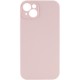 Чохол Silicone Case Full Camera Protective (AA) NO LOGO для Apple iPhone 14 (6.1") Рожевий / Pink Sand