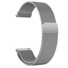 Ремінець Milanese Loop для Smart Watch 20mm Silver