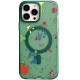 Чохол TPU+PC Flush with MagSafe для Apple iPhone 16 Pro Max (6.9") Dark green