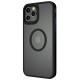 TPU+PC чохол Metal Buttons with MagSafe для Apple iPhone 13 Pro (6.1") Чорний