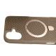 TPU+PC чохол Metal Buttons with MagSafe Carbon Ring для Apple iPhone 16 (6.1")