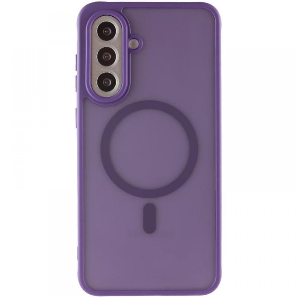 Чохол TPU Bloom with MagSafe для Samsung Galaxy A57 5G Purple