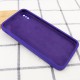 Чохол Silicone Case Square Full Camera Protective (AA) для Apple iPhone X / XS (5.8") Фіолетовий / Ultra Violet
