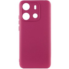Чохол Silicone Cover Lakshmi Full Camera (A) для Tecno Spark Go 2023 Бордовий / Marsala