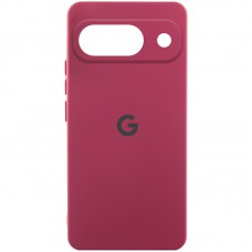 Чохол Silicone Cover Lakshmi Full Camera (AAA) with Logo для Google Pixel 9 Бордовий / Plum
