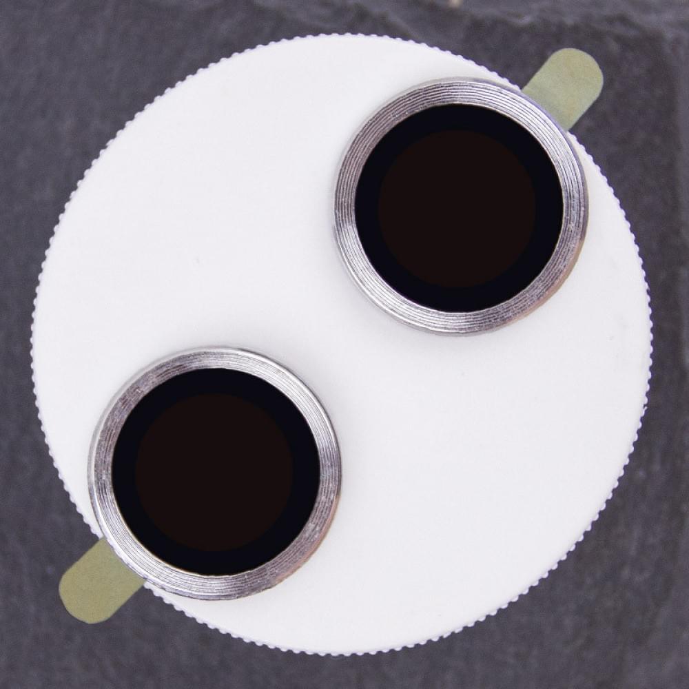 Захисне скло Metal Classic на камеру (у упак.) для Apple iPhone 14 (6.1") / 14 Plus (6.7") Срібний / Silver