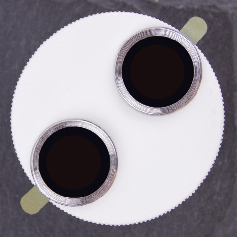 Захисне скло Metal Classic на камеру (у упак.) для Apple iPhone 14 (6.1") / 14 Plus (6.7") Срібний / Silver