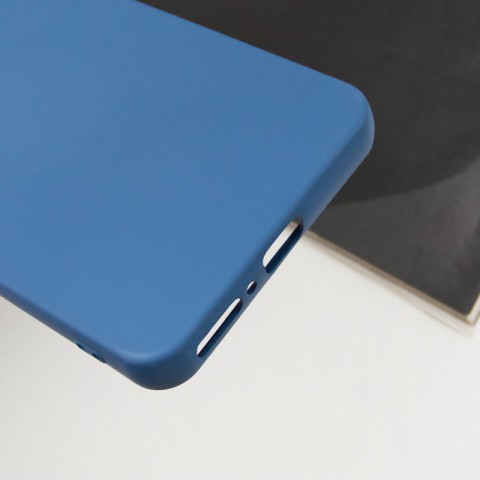 Чохол Silicone Cover Lakshmi Full Camera (AA) для Xiaomi Redmi Note 13 5G Синій / Navy Blue