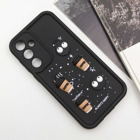 Чохол TPU Toys Case для Samsung Galaxy A35 Black / Always Happy