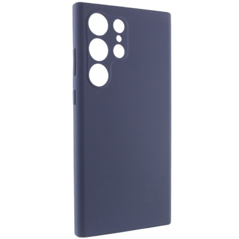 Чохол Silicone Cover Lakshmi Full Camera (AAA) для Samsung Galaxy S23 Ultra Темно-синій / Midnight blue