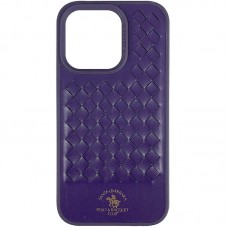 Шкіряний чохол Polo Santa Barbara для Apple iPhone 14 Pro Max (6.7") Purple