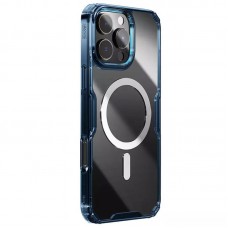 TPU чохол Nillkin Nature Pro Magnetic для Apple iPhone 16 Pro Max (6.9") Синій (прозорий)