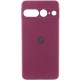 Чохол Silicone Cover Lakshmi Full Camera (AAA) with Logo для Google Pixel 7 Pro Бордовий / Plum