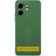 Чохол TPU GETMAN Liquid Silk Full Camera для Motorola Moto G06 Зелений / Dark green