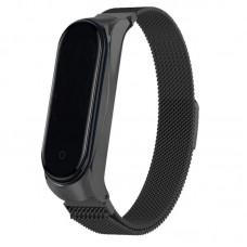 Ремінець Milanese Loop Design для Xiaomi Mi Band 3/4 Чорний